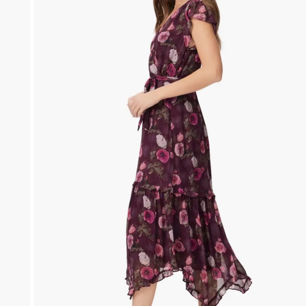 PAIGE Terrazza Floral Midi Dress, size 6, NWT 🌹 - Picture 8 of 8